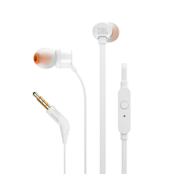 T110, In-Ear Headphones, White
