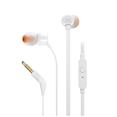 T110, In-Ear Headphones, White
