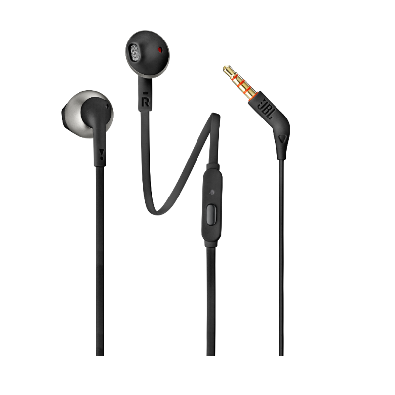 T205, In-Ear Headphones, Black