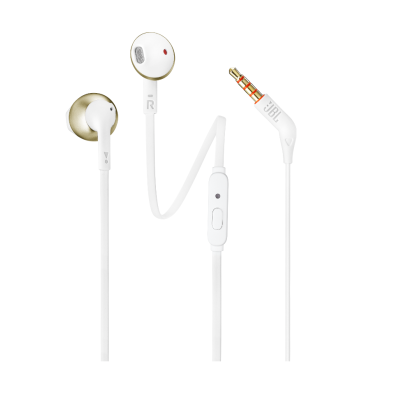 T205, In-Ear Headphones, Chrome