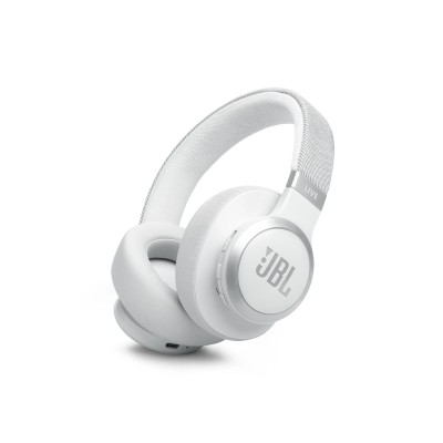 JBL Live 770NC, Over-Ear Bluetooth Headphones, White
