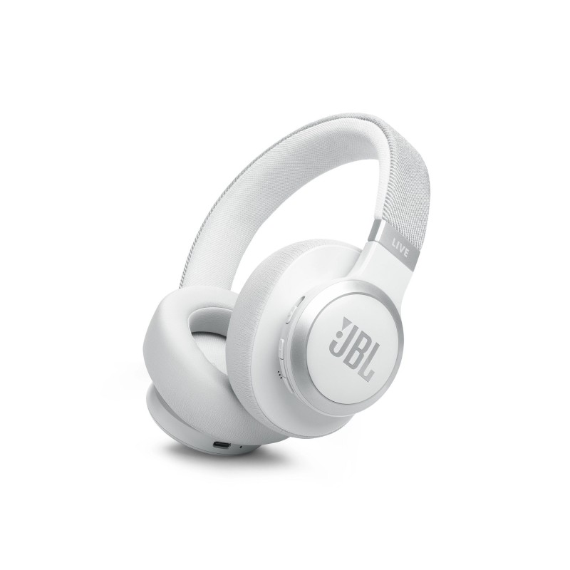 JBL Live 770NC, Over-Ear Bluetooth Headphones, White