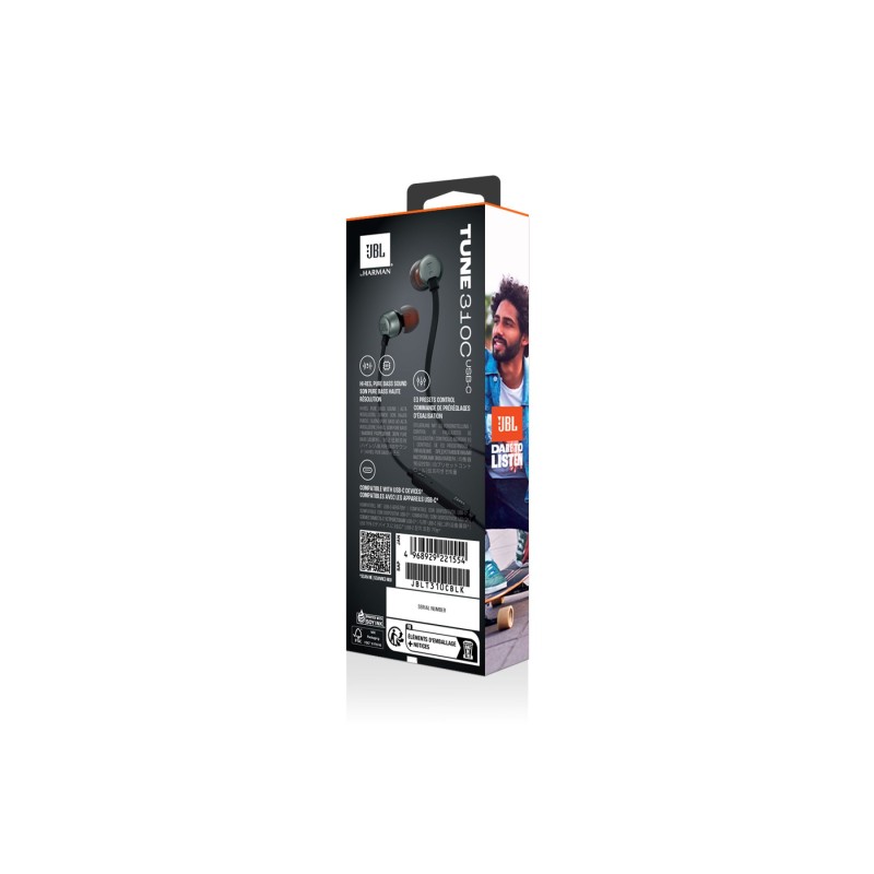 Tune 310C, In-Ear Headphones, Red