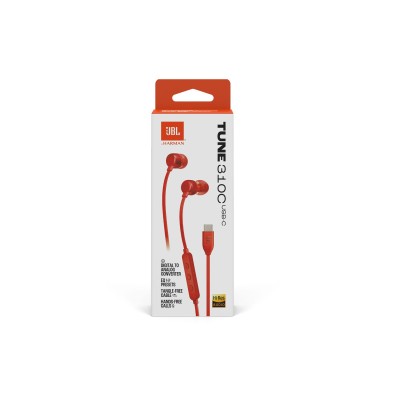 Tune 310C, In-Ear Headphones, Black