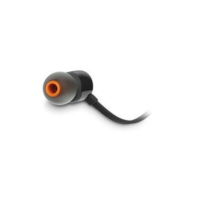 T110E, In-Ear Headphones, Black