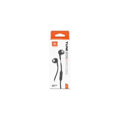 T205E, In-Ear Headphones, Black