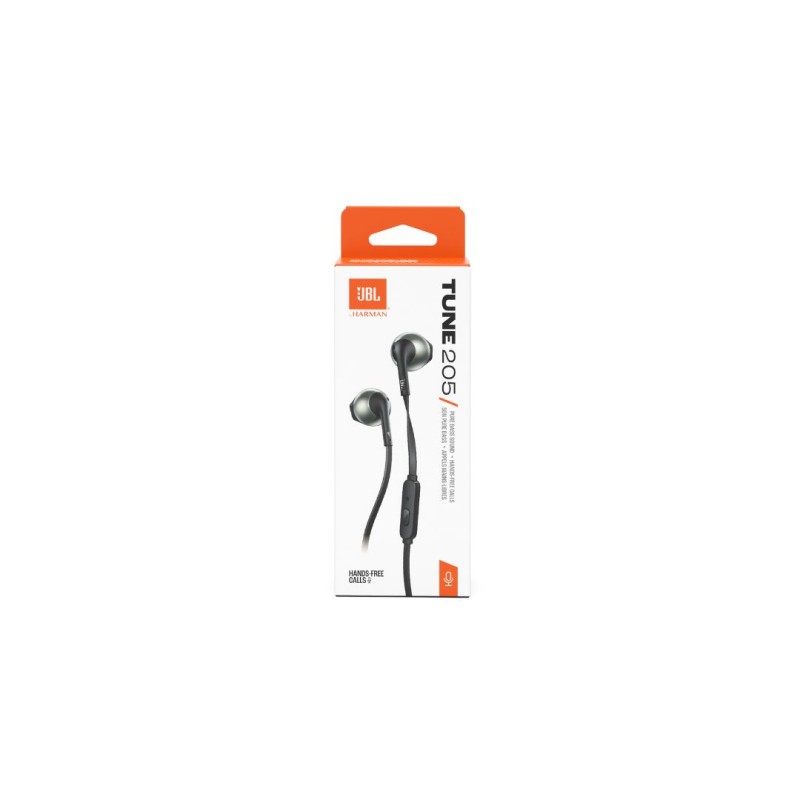 T205E, In-Ear Headphones, Black