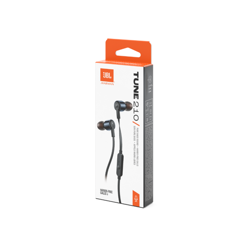 T210E, In-Ear Headphones, Black