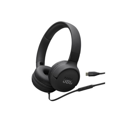 Tune 520C, On-Ear Wired Headphones, Black