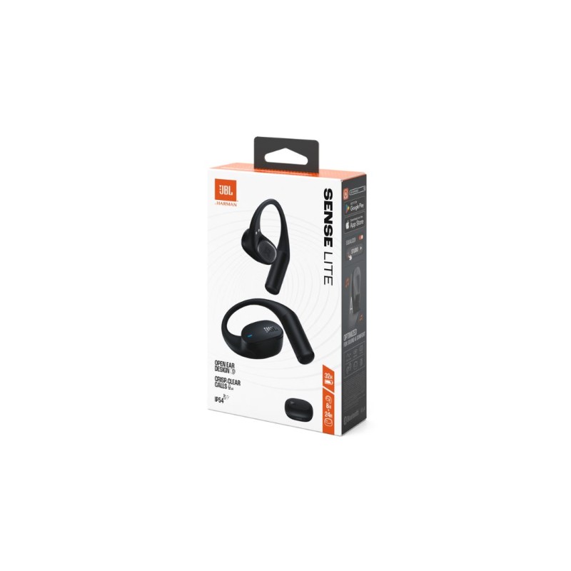 Sense Lite, True Wireless Open-Ear Headphones, Black