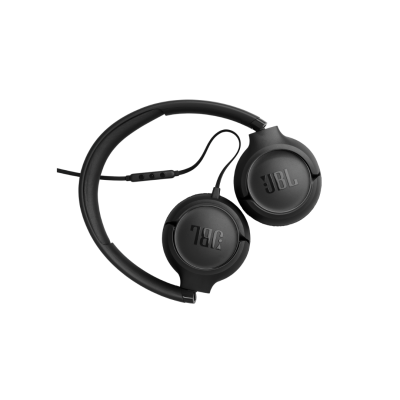 JBL Tune 530C, On-Ear Wired Headphones, Black