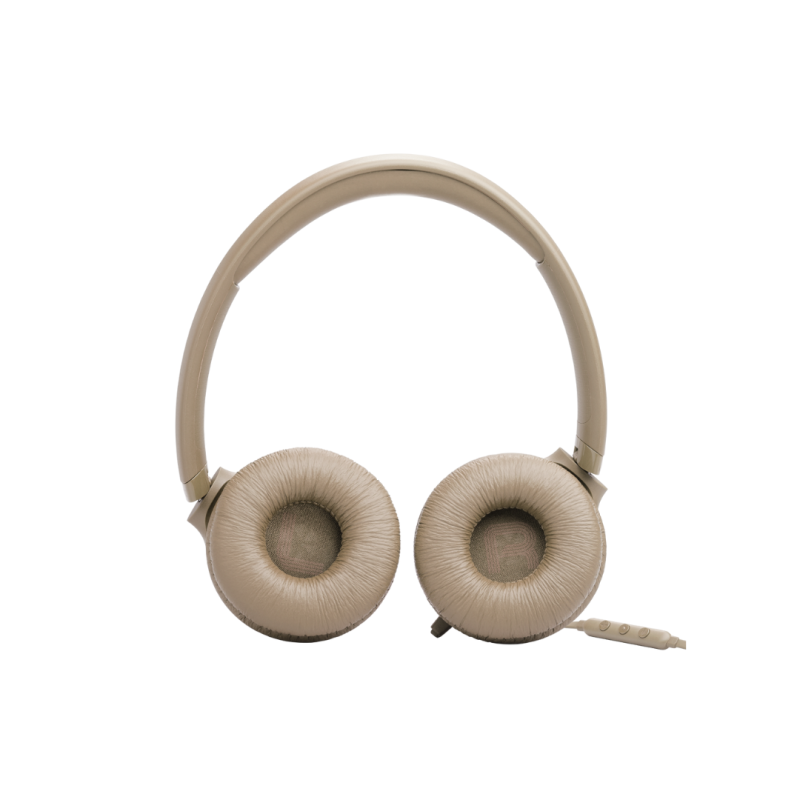 JBL Tune 530C, On-Ear Wired Headphones, Beige