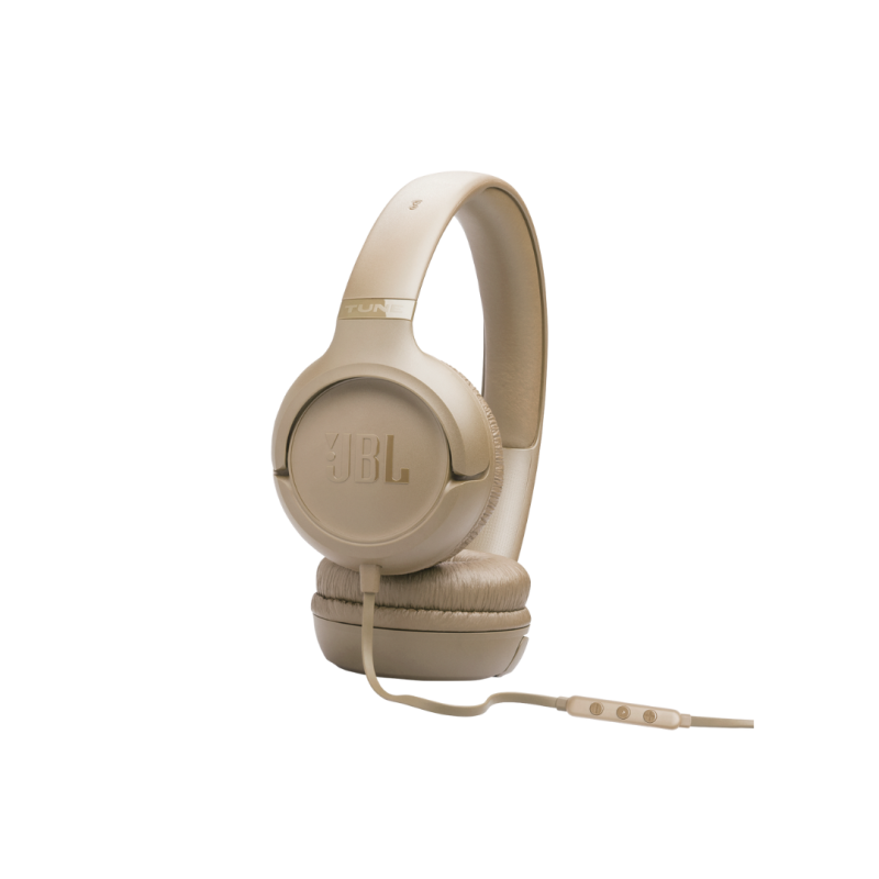 JBL Tune 530C, On-Ear Wired Headphones, Beige