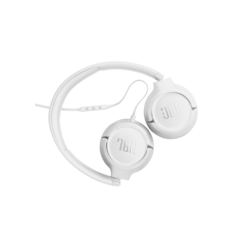 JBL Tune 530C, On-Ear Wired Headphones, White