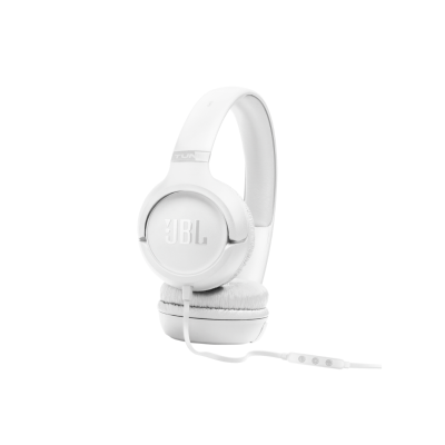 JBL Tune 530C, On-Ear Wired Headphones, White