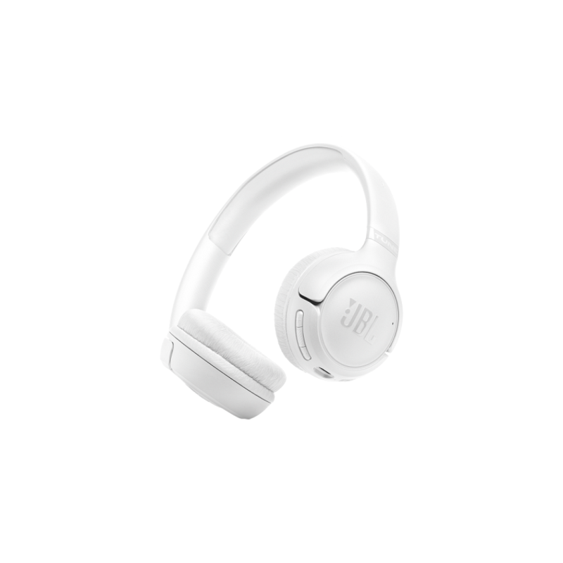 JBL Tune 530BT, On-Ear Bluetooth Headphones, White
