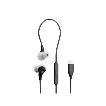 JBL Endurance RUN 3, In-Ear Sport Headphones, USB-C, Black