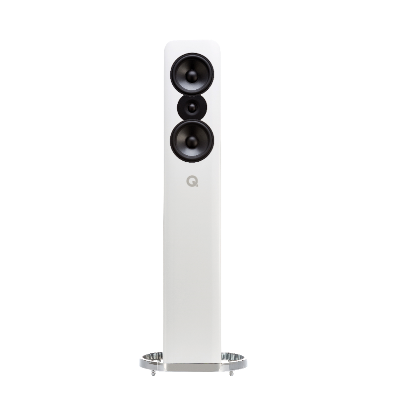 Concept 500, Floorstanding Speaker, White/Oak