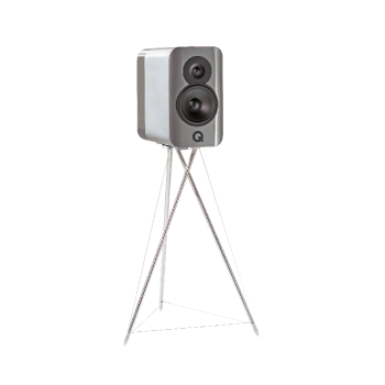 Concept 300, Bookshelf Speakers with stand, White/Oak