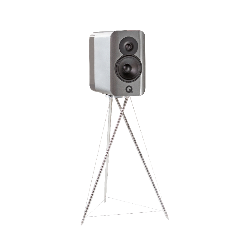 Concept 300, Bookshelf Speakers with stand, White/Oak
