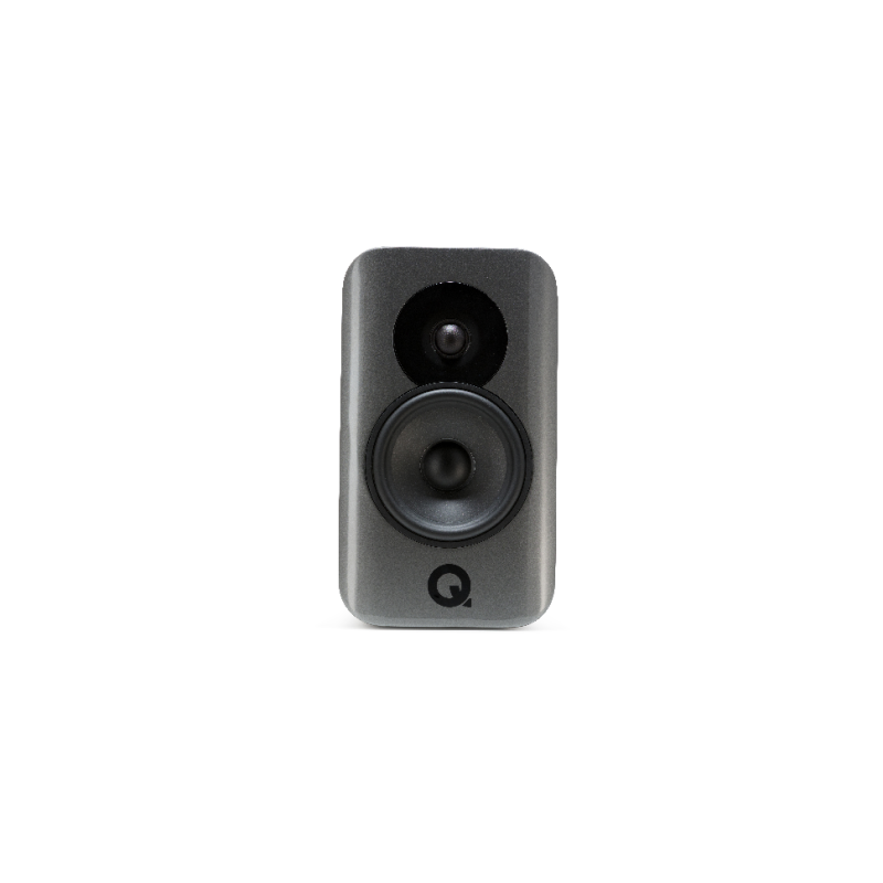 Concept 300, Bookshelf Speakers with stand, White/Oak