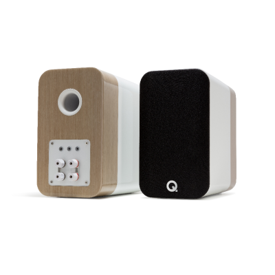 Concept 300, Bookshelf Speakers with stand, Silver/Ebony