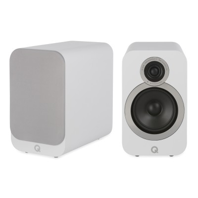 3020i, Bookshelf Speakers, White