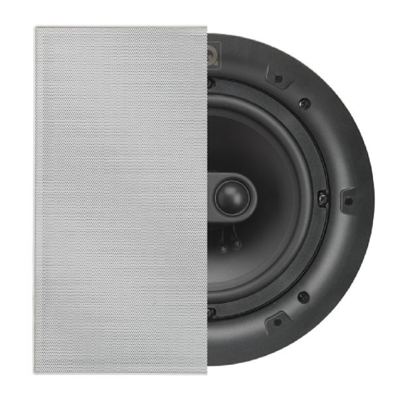 QI65C ST Stereo Speaker, In-Ceiling, Square Grille