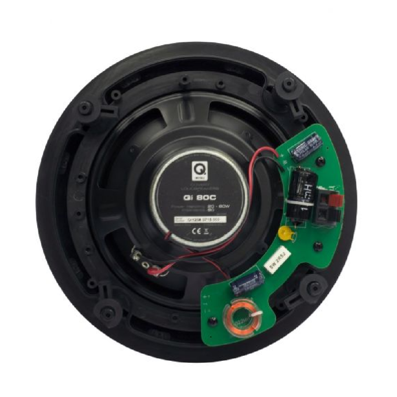 QI80C Speaker, In-Ceiling, Circular Grille