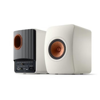 KEF LS50 Wireless II HiFi Speakers, White