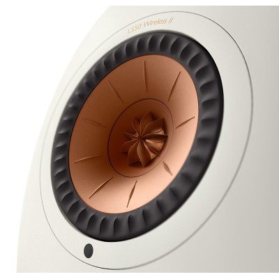 KEF LS50 Wireless II HiFi Speakers, White