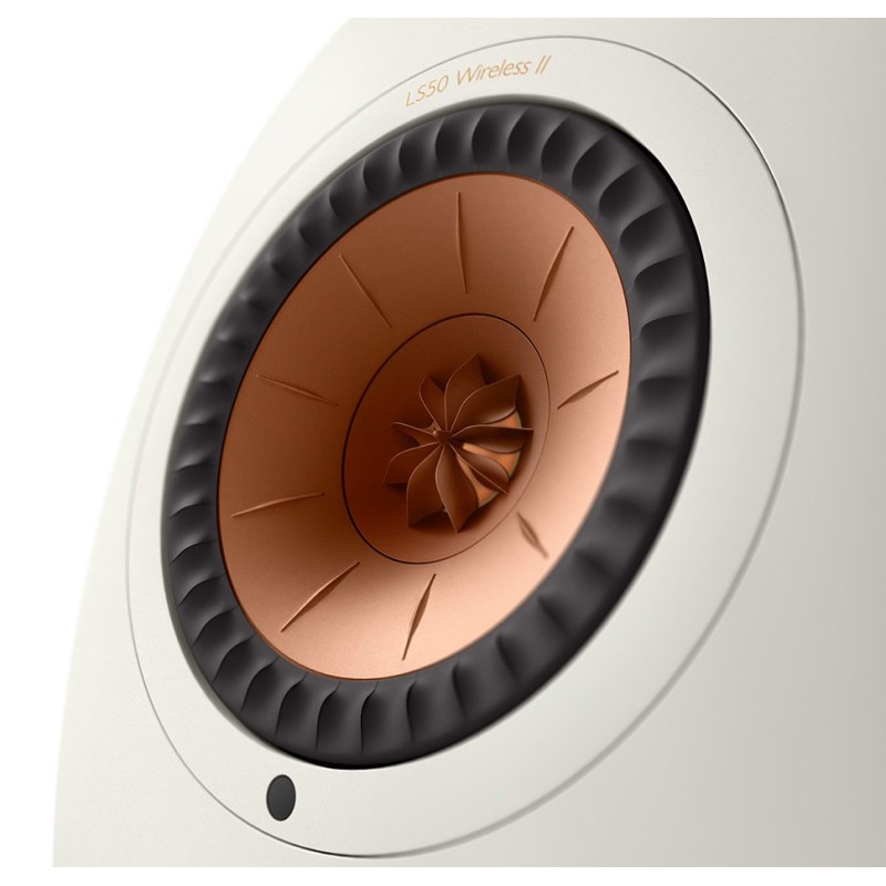 KEF LS50 Wireless II HiFi Speakers, White