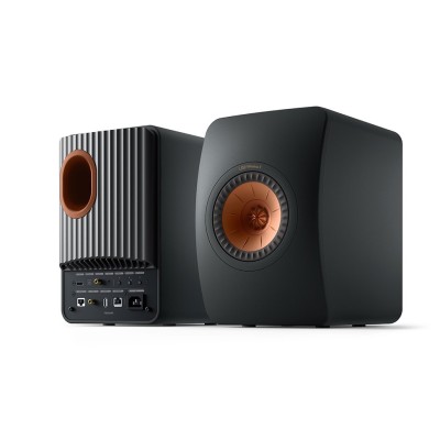 KEF LS50 Wireless II HiFi Speakers, Black