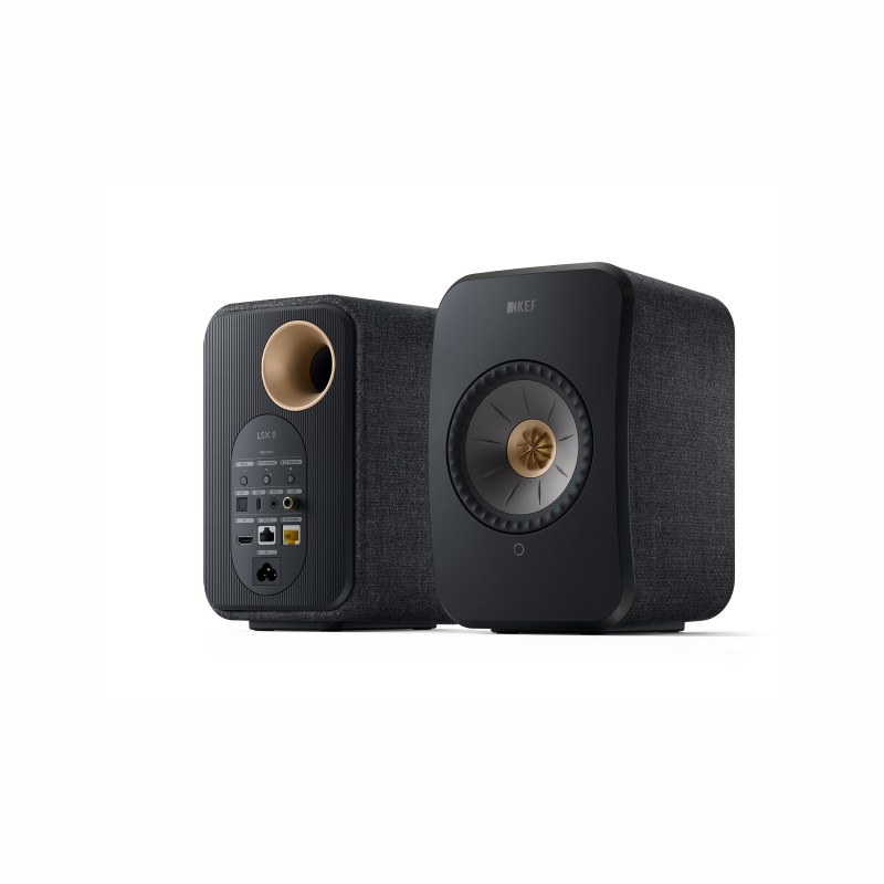 LSX II Wireless HiFi System, Bookself Speakers, Black