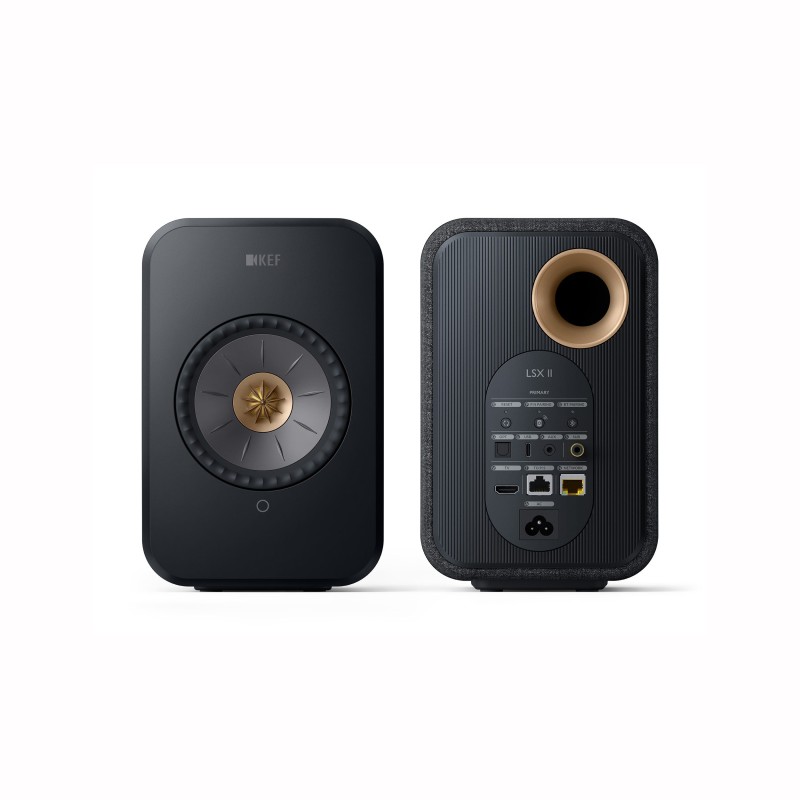 LSX II Wireless HiFi System, Bookself Speakers, Black