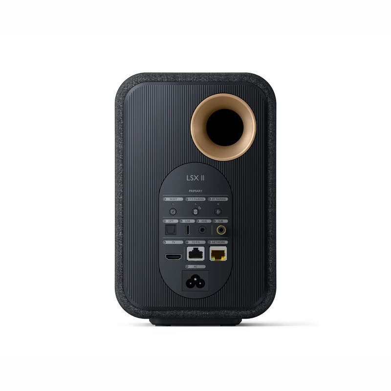 LSX II Wireless HiFi System, Bookself Speakers, Black
