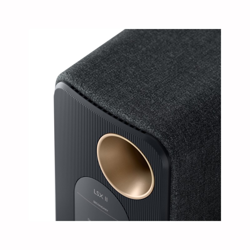 LSX II Wireless HiFi System, Bookself Speakers, Black