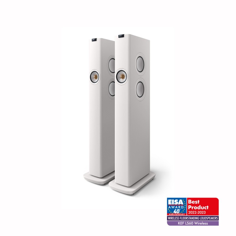 LS60 Wireless HiFi Speakers, Floorstanding Speakers, White