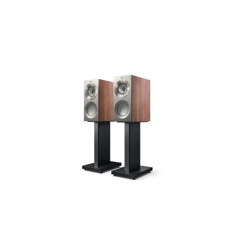 Reference 1 Meta , High End Bookshelf Speakers, Satin Walnut/Silver