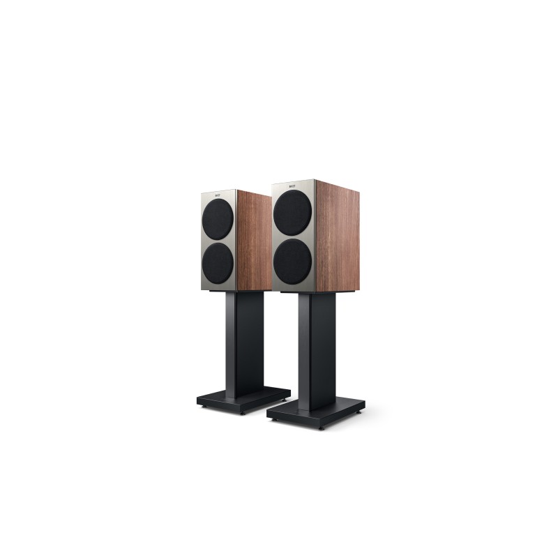 Reference 1 Meta , High End Bookshelf Speakers, Satin Walnut/Silver
