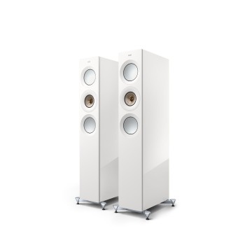 Reference 3 Meta , High End Floorstanding Speakers, White Champagne