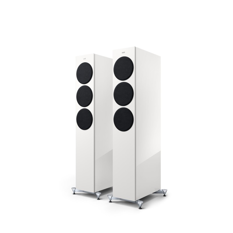 Reference 3 Meta , High End Floorstanding Speakers, White Champagne