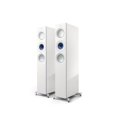 Reference 3 Meta , High End Floorstanding Speakers, White Champagne