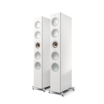 Reference 5 Meta , High End Floorstanding Speakers, White Champagne
