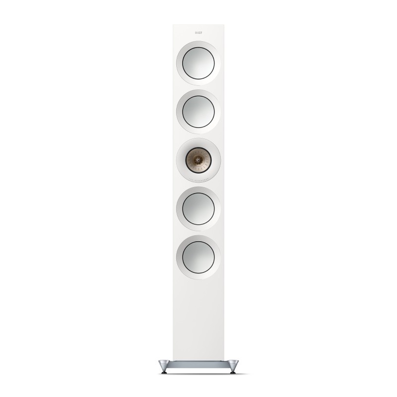 Reference 5 Meta , High End Floorstanding Speakers, White Champagne