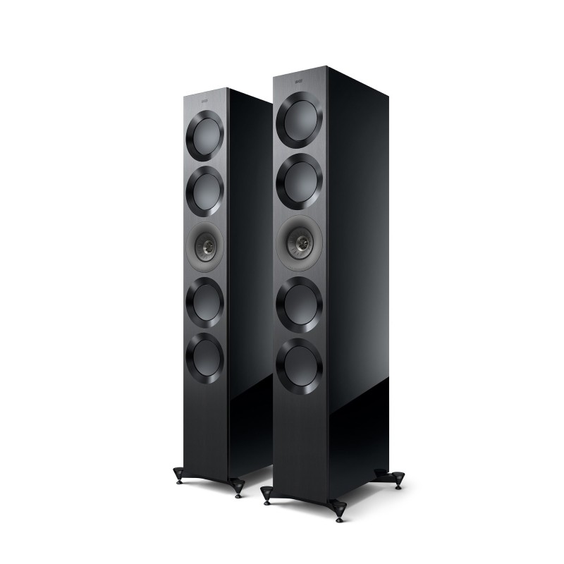 Reference 5 Meta , High End Floorstanding Speakers, High Gloss Black/Grey