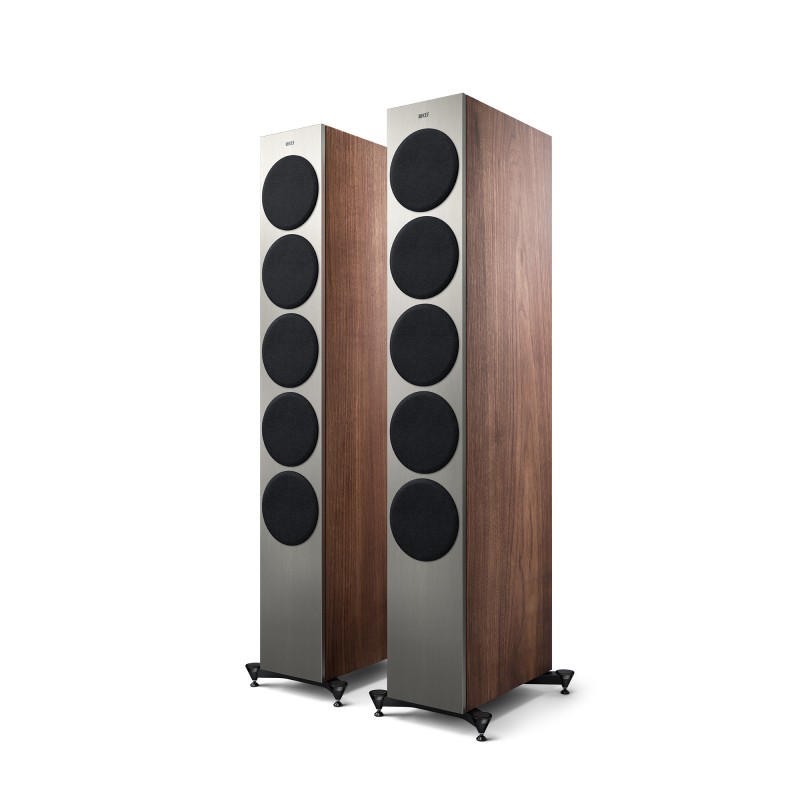 Reference 5 Meta , High End Floorstanding Speakers, Satin Walnut/Silver