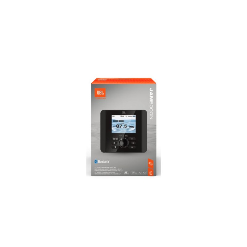 JBL JAM 5000N, Marine Audio Source Unit, IP66, 2.8″ Color TFT,BT
