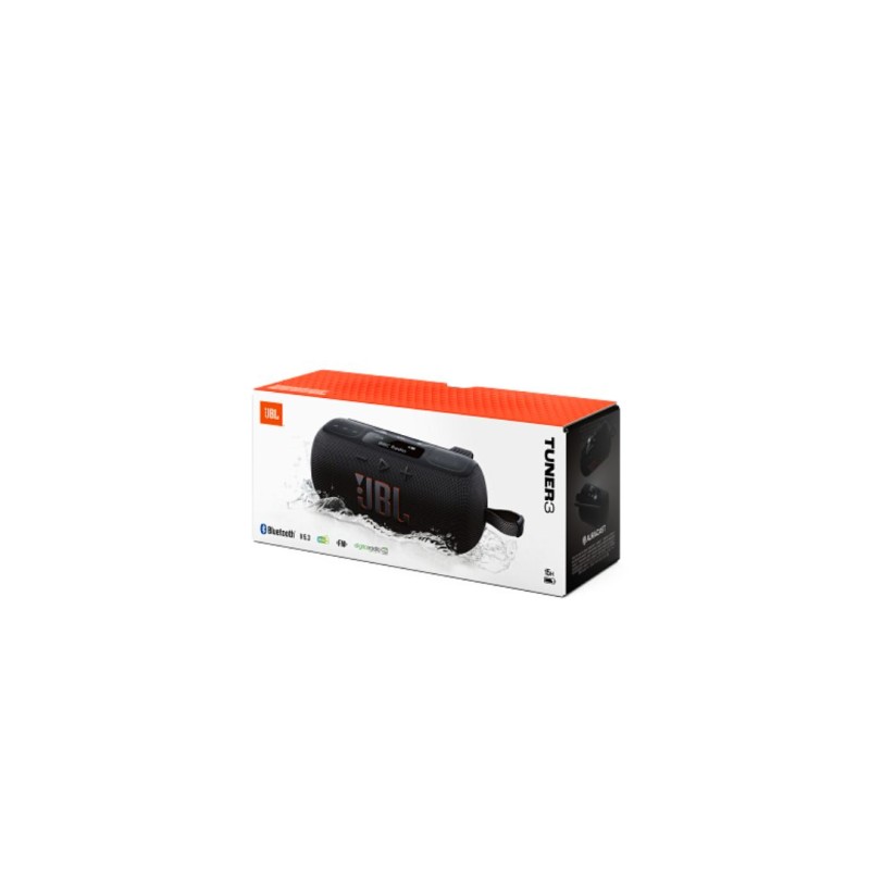 JBL Tuner 3, Bluetooth Speaker DAB/FM Radio, Black